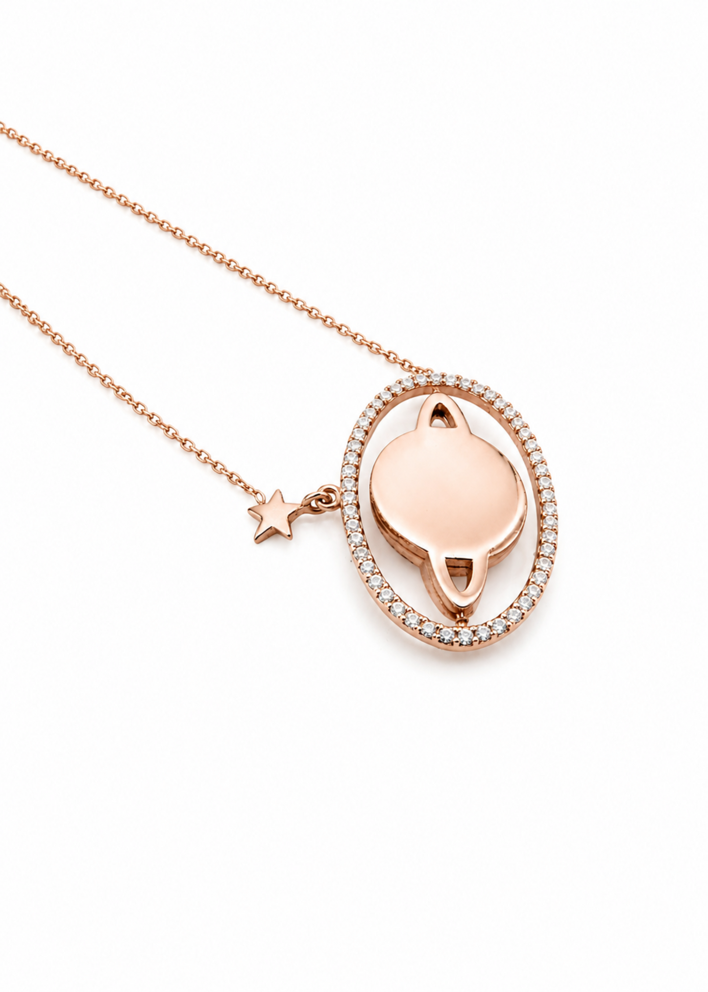 Orbit Necklace-925 Sterling Silver