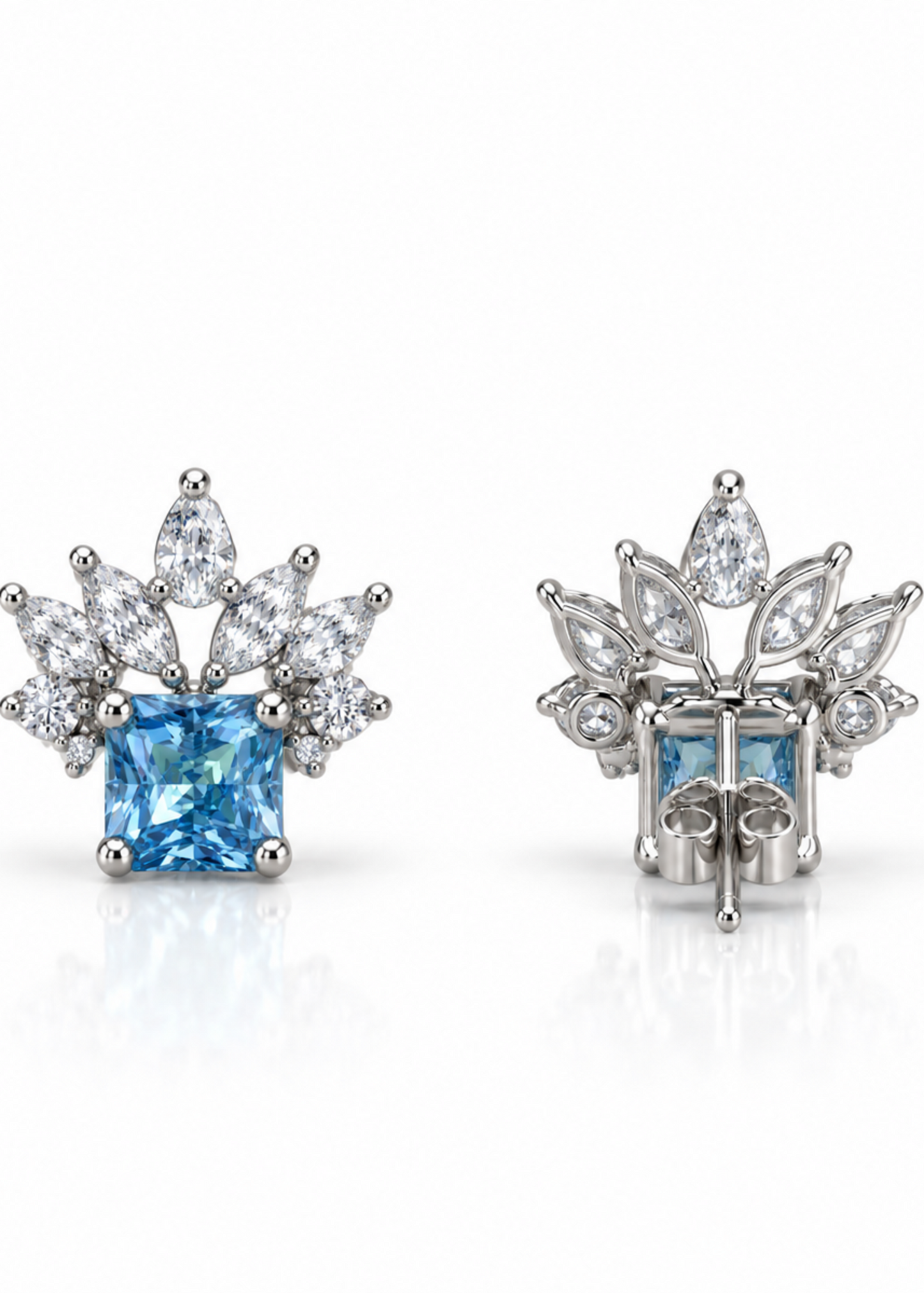 Azure Stud-925 Sterling Silver