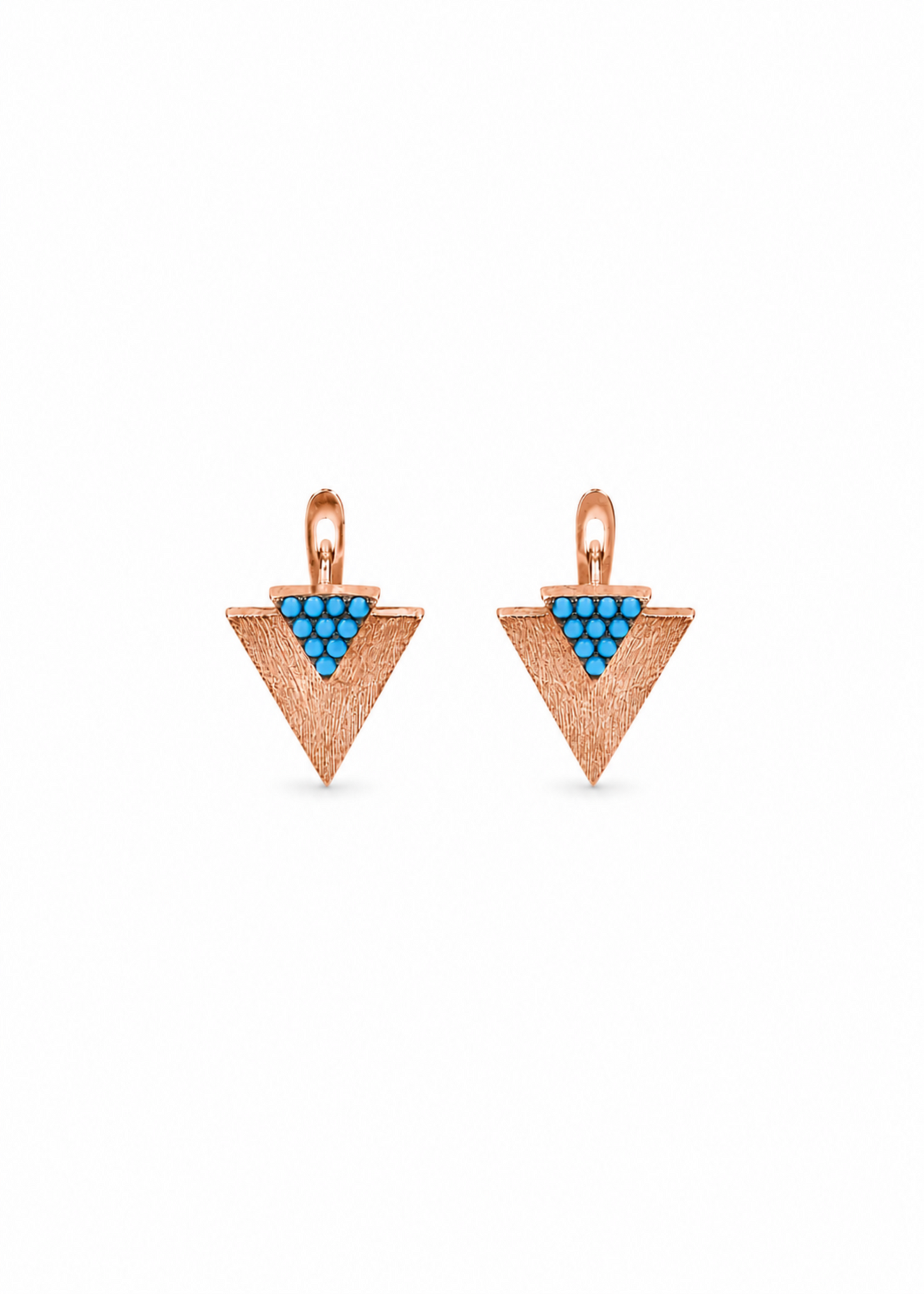 Turquoise Triangle-925 Sterling Silver