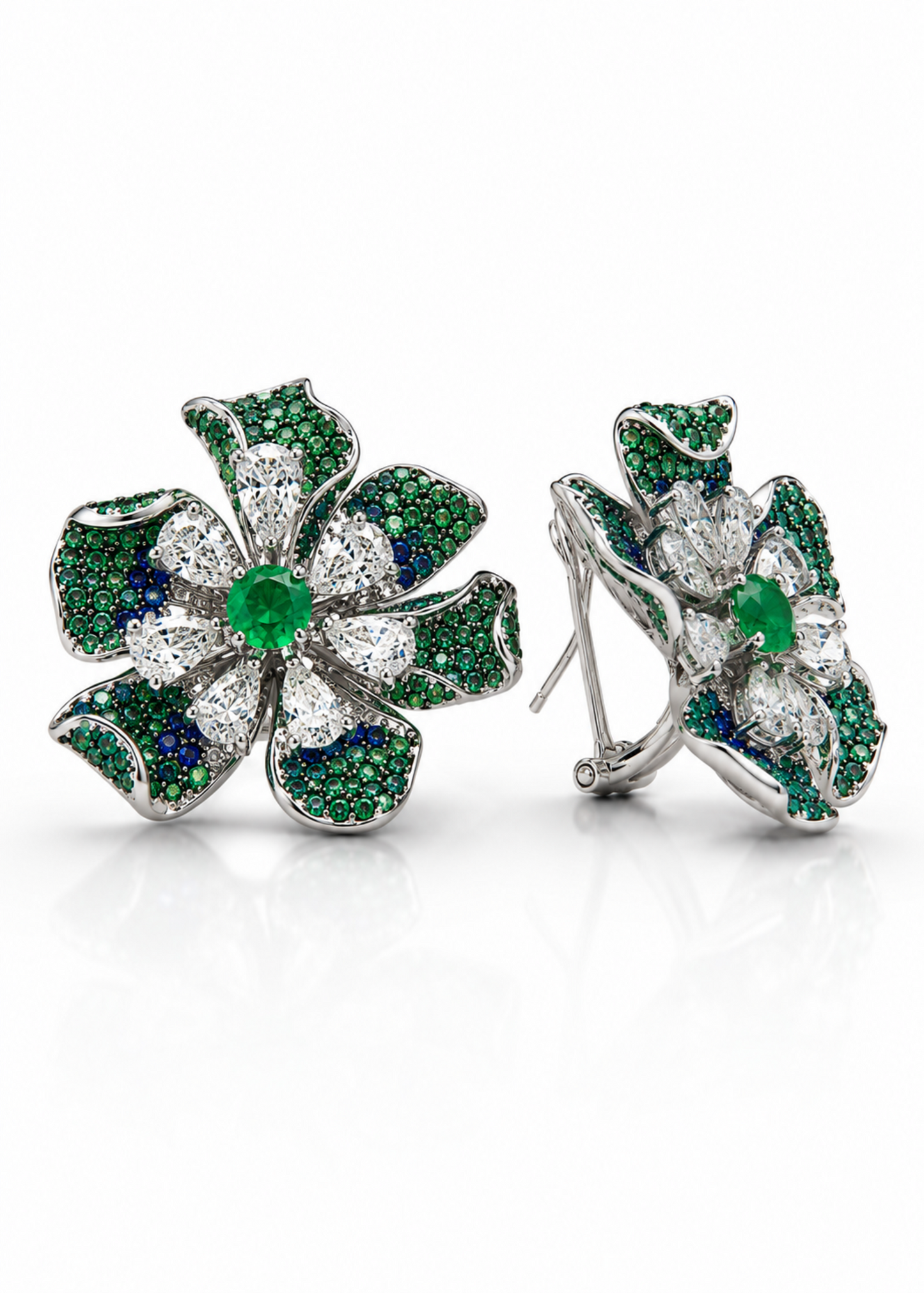 Emerald Blossom -925 Sterling Silver