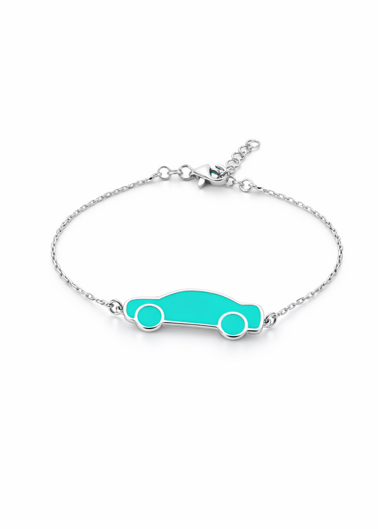 Turquoise Car – 925 Sterling Silver