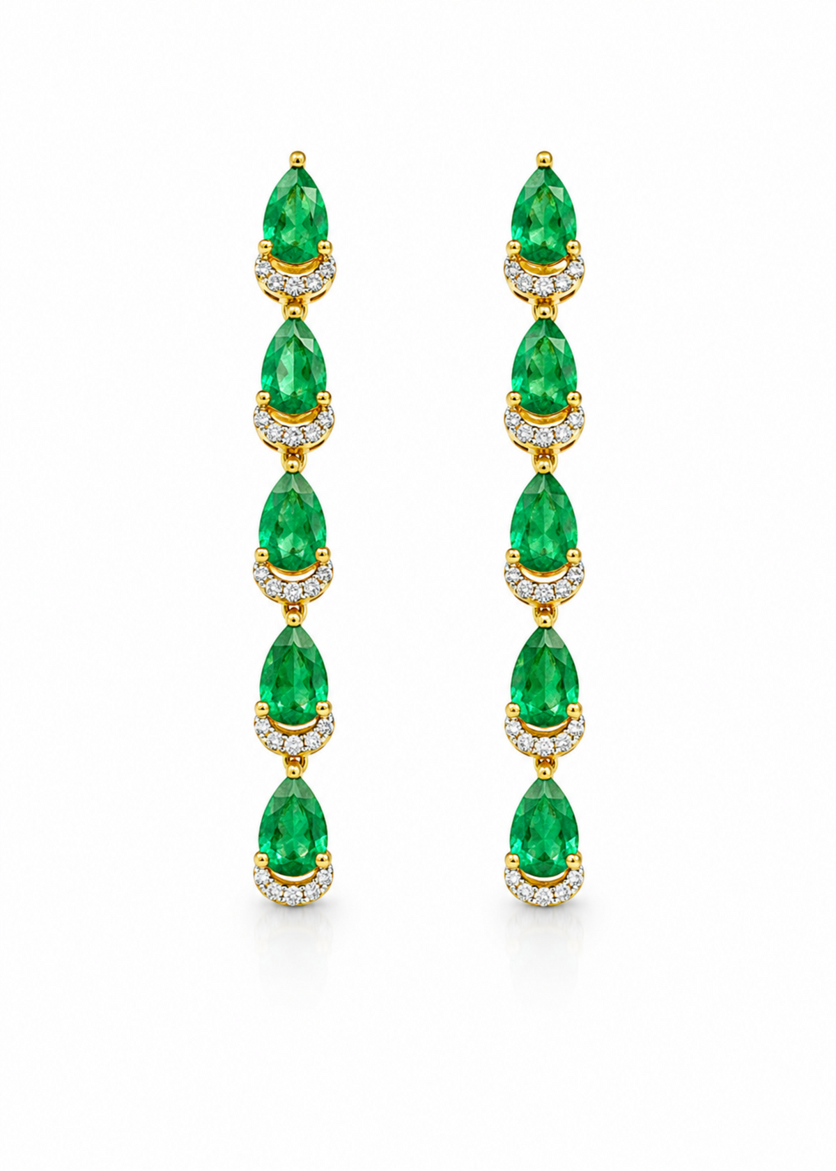 Émeraude Cascade-925 Sterling Silver