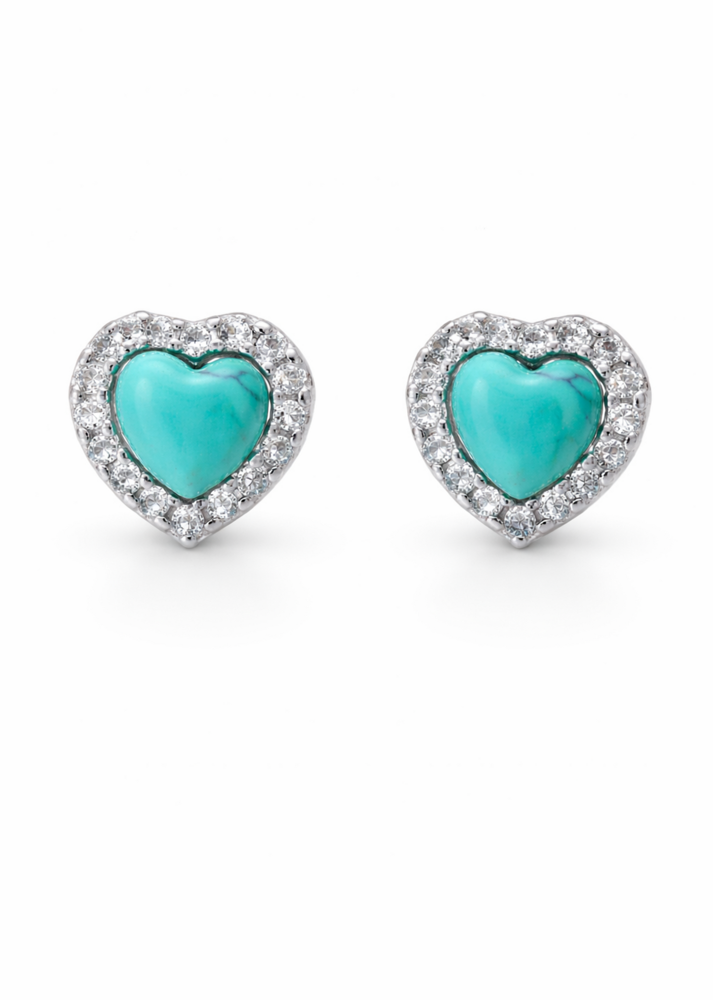 Turquoise Heart -925 Sterlıng Sılver