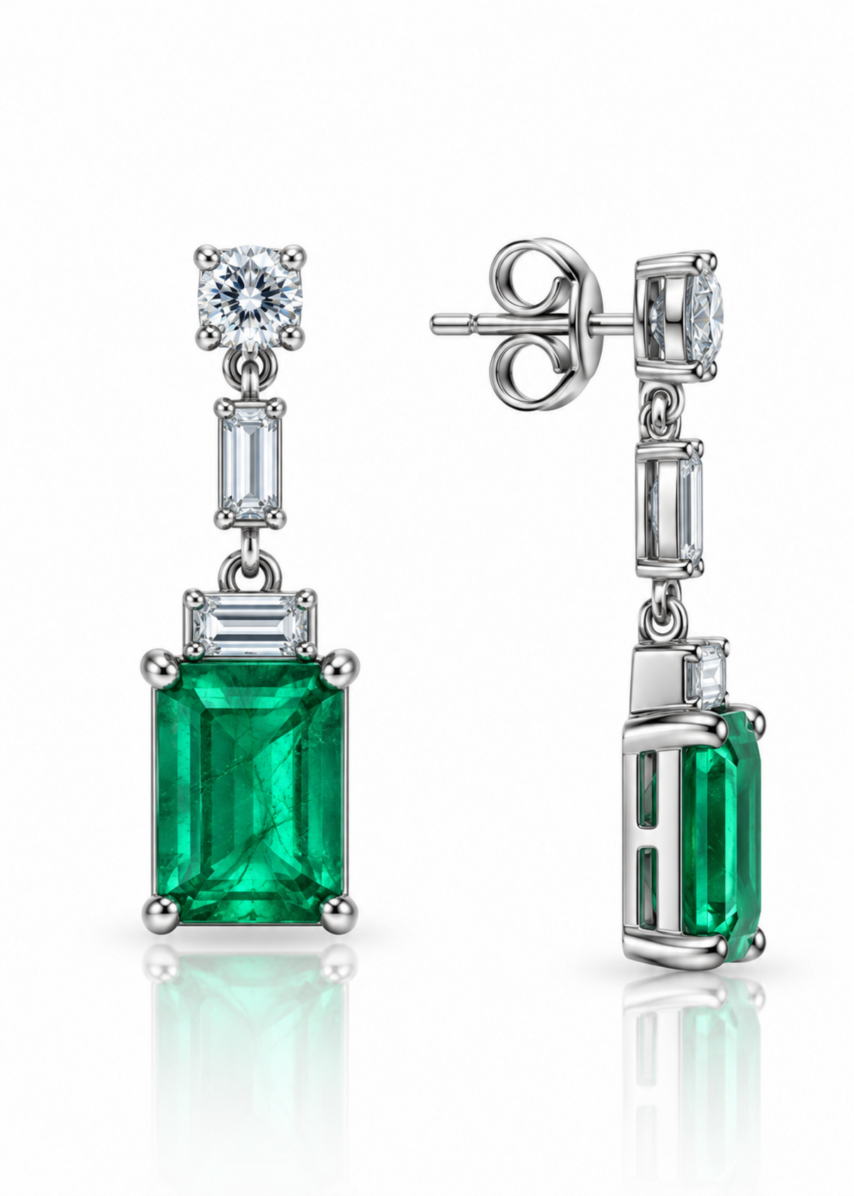 Émeraude -925 Sterling Silver
