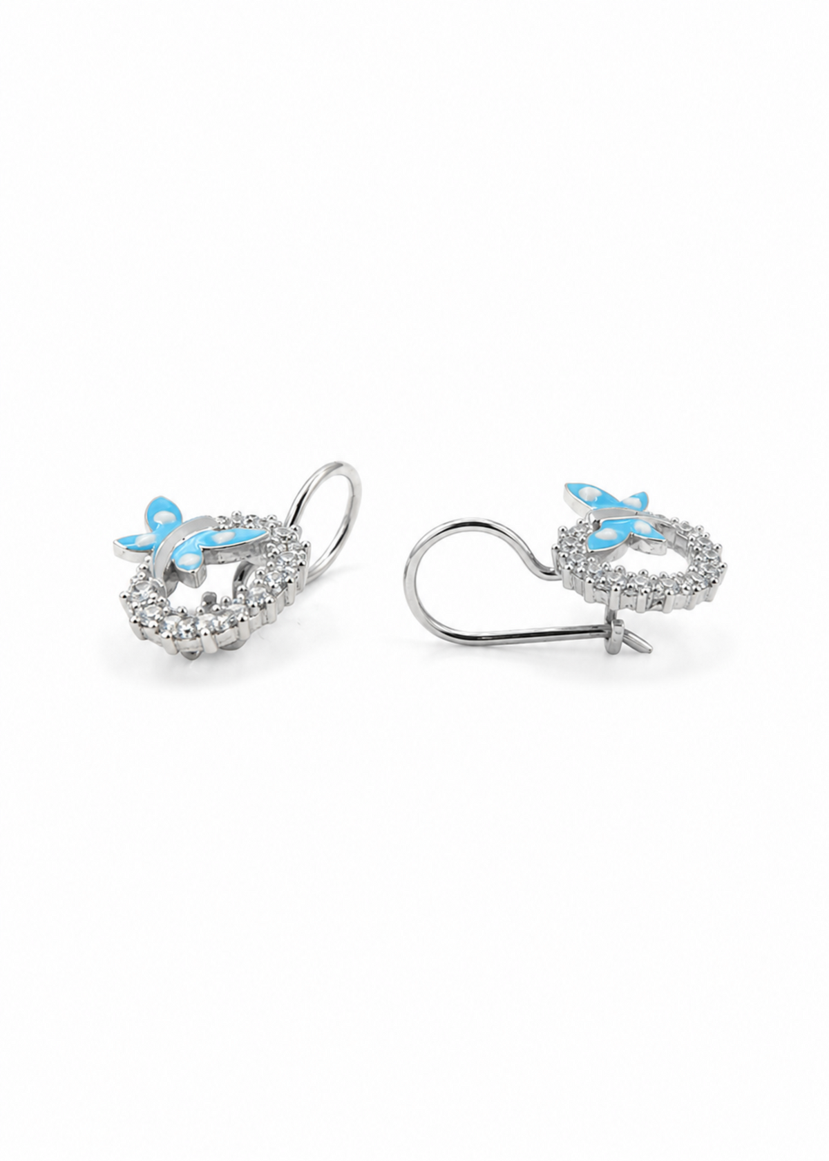 Aqua Butterfly-925 Sterling Silver
