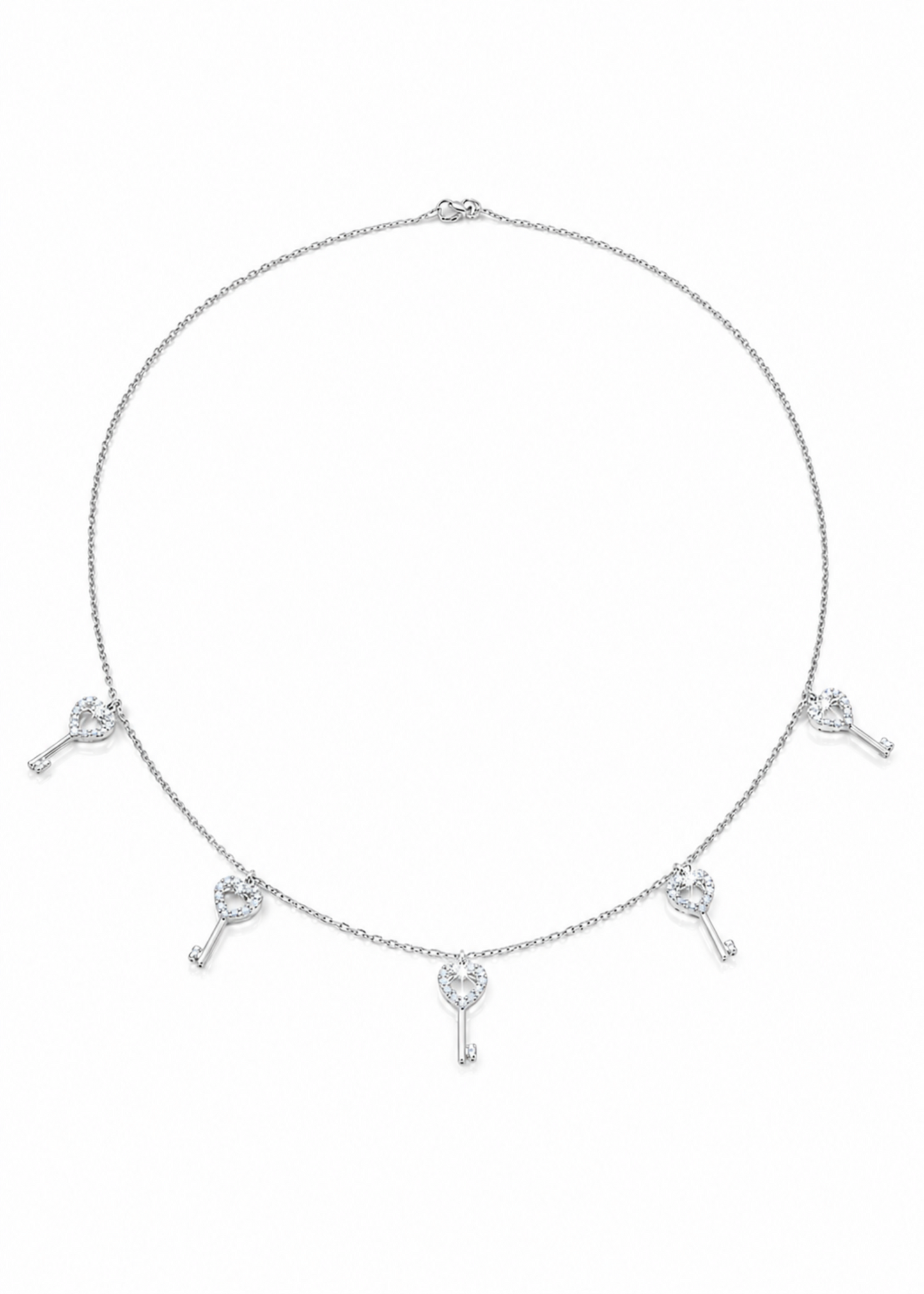 Heart Key-925 Sterling Silver