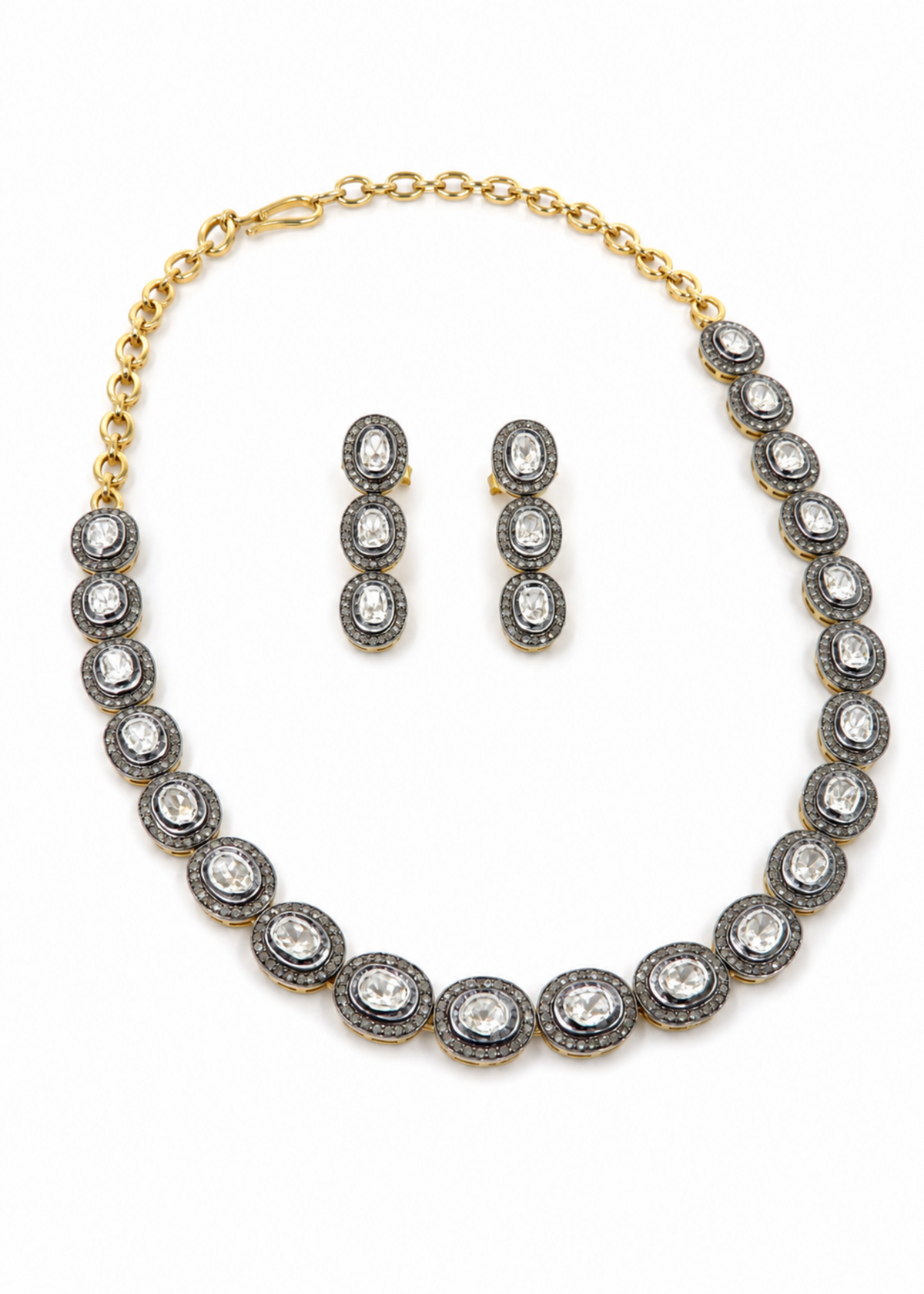 Noor Polki-925 Sterling Silver