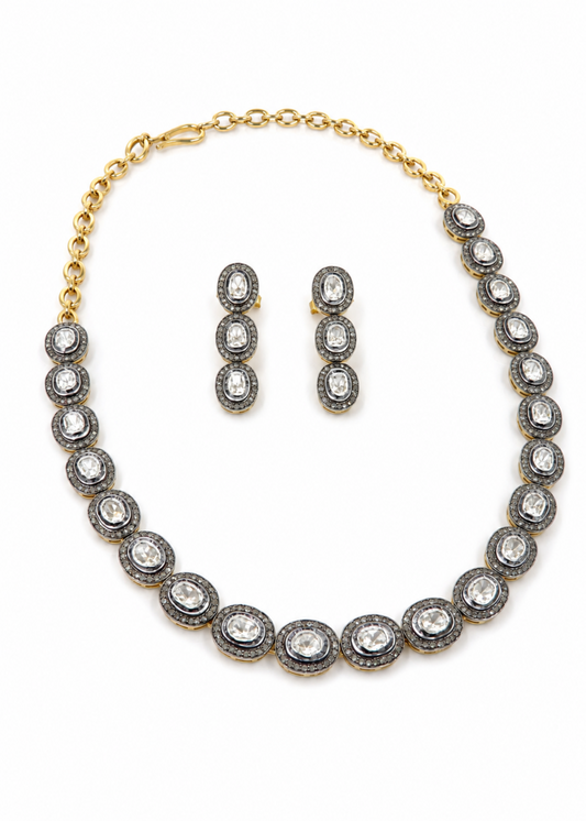 Noor Polki-925 Sterling Silver