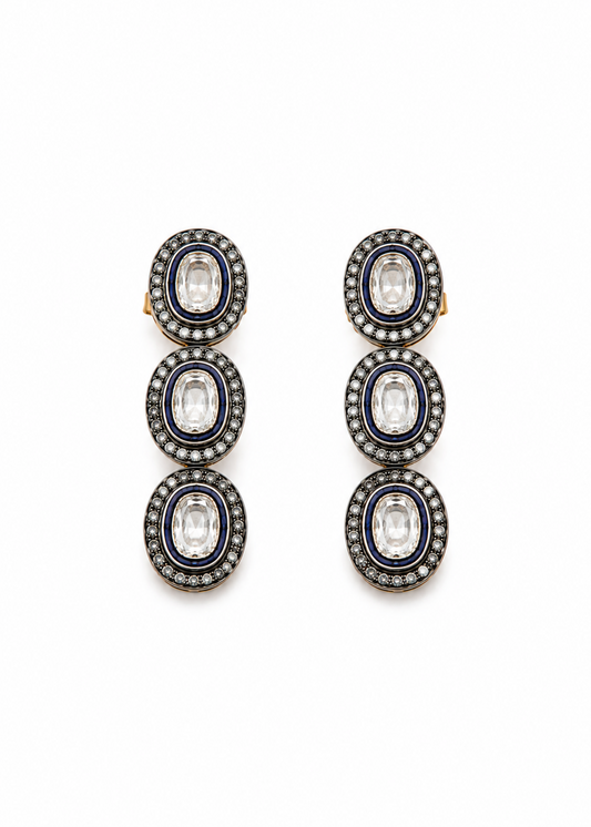 Noor Polki-925 Sterling Silver