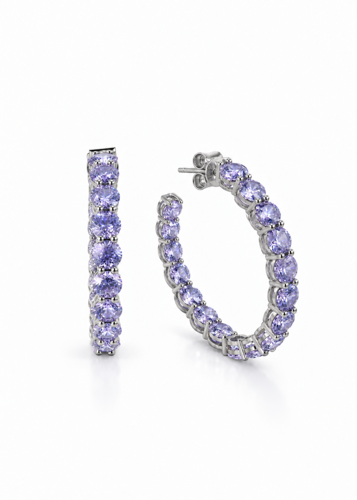 Lumière Hoop-925 Sterling Silver