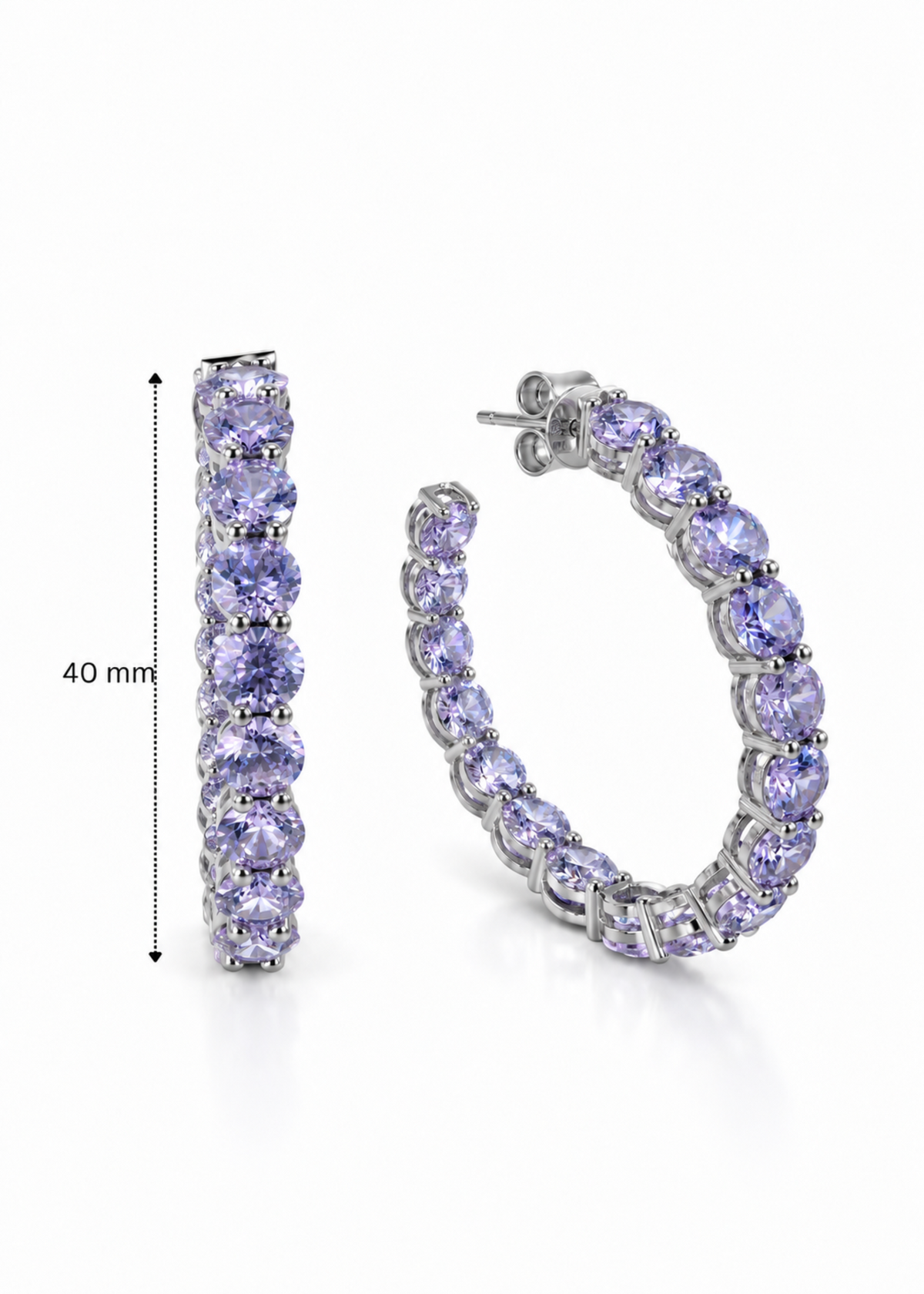 Lumière Hoop-925 Sterling Silver
