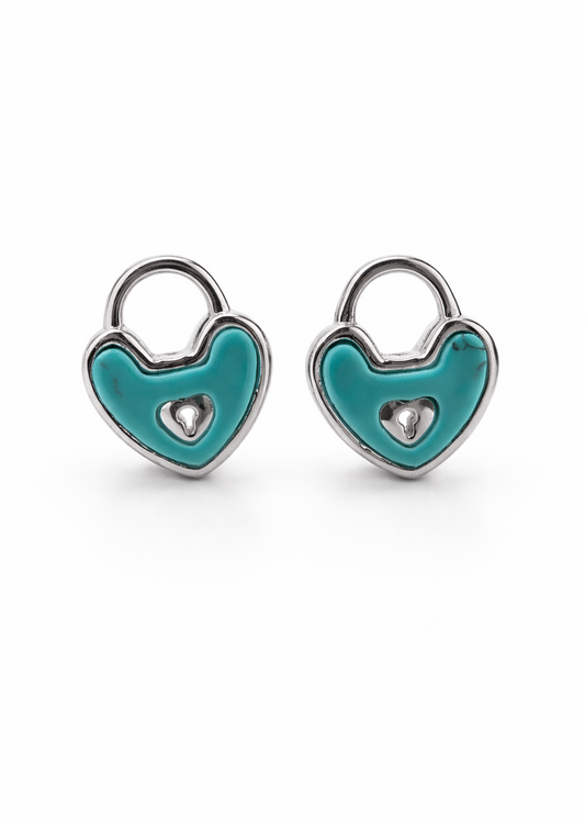 Turquoise Lock-925 Sterlıng Sılver