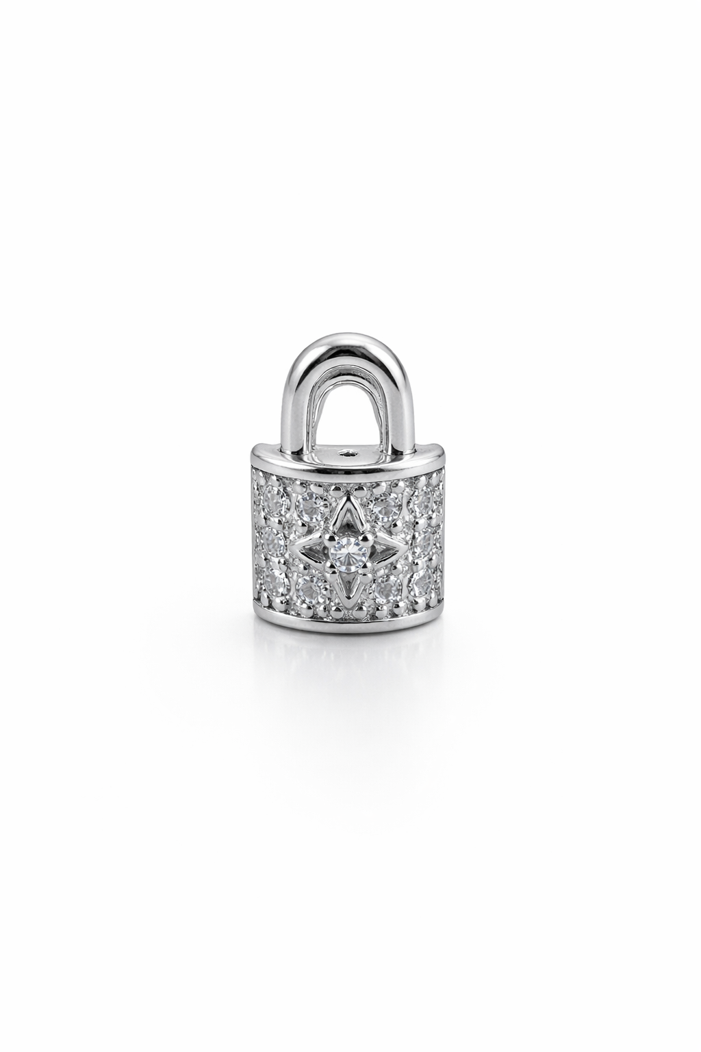 Crystal Lock-925 Sterling Silver