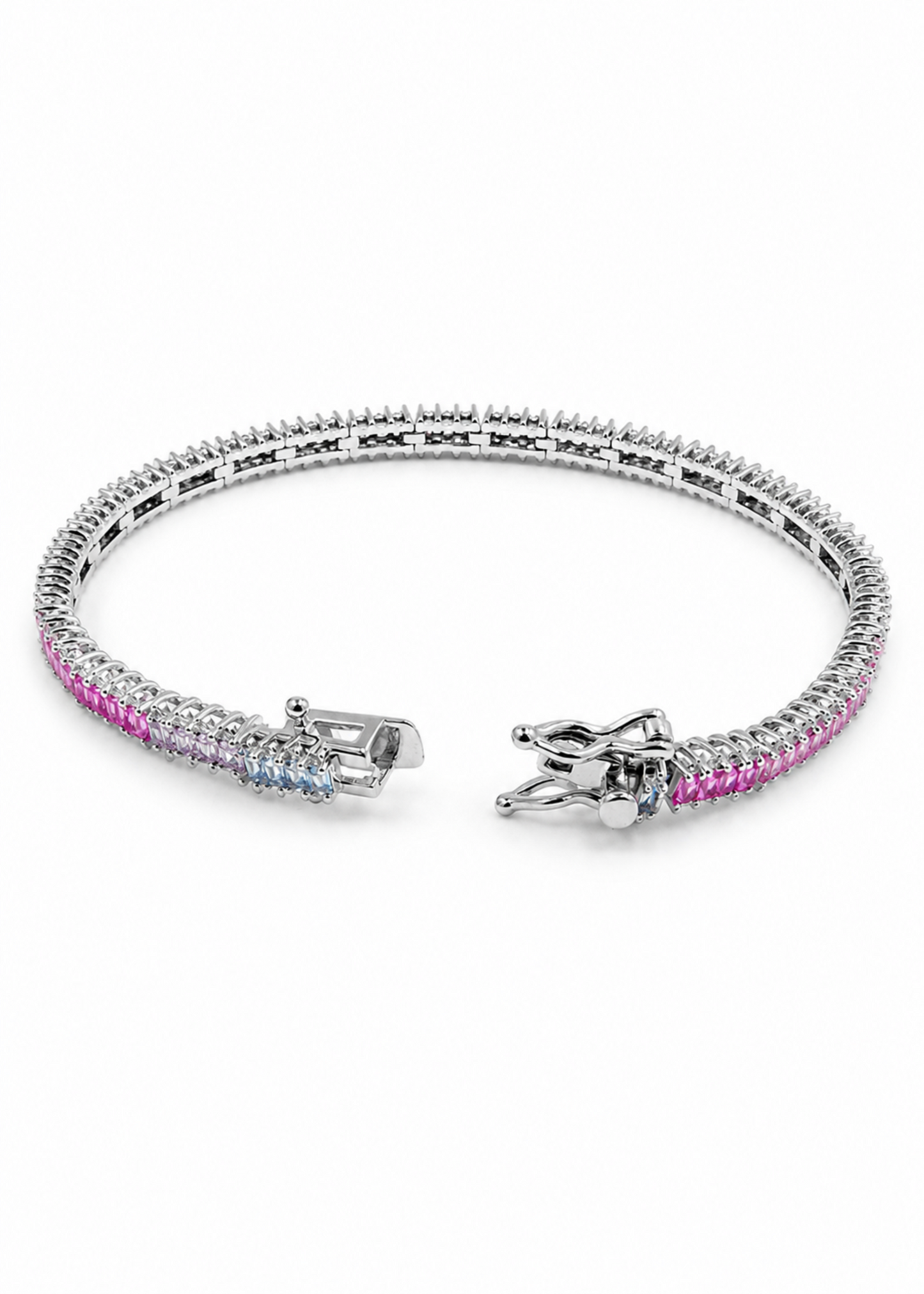 Pastel Baguette -925 Sterling Silver