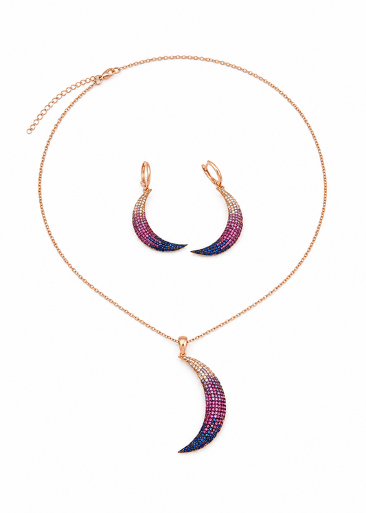 Celestial Crescent-925 Sterling Silver
