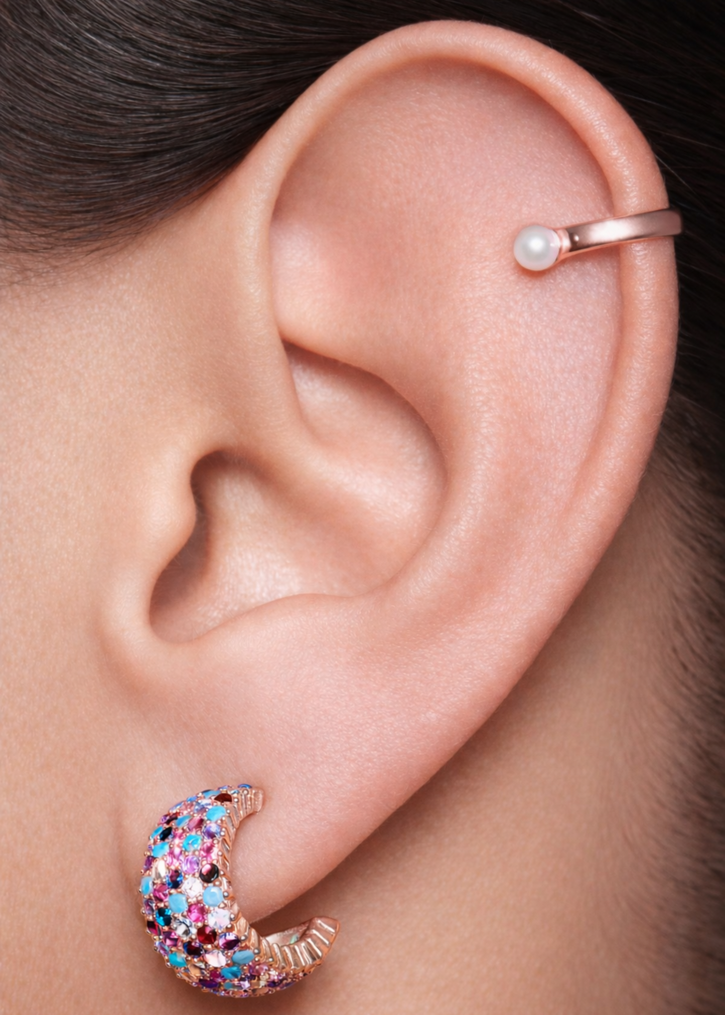 Celeste Hoops-925 Sterling Silver