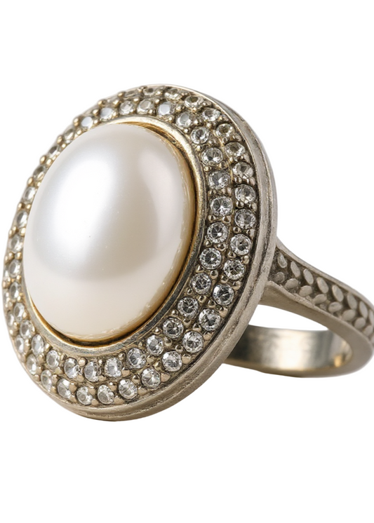 Antique Pearl-925 Sterling Silver