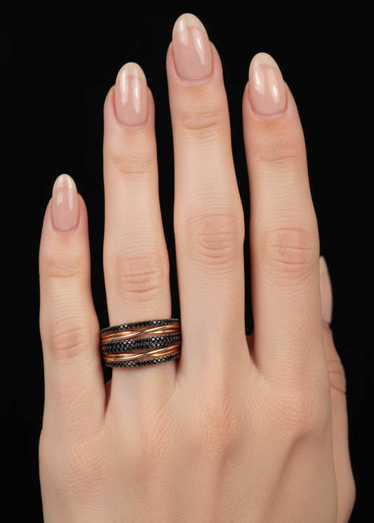 Noire Éclat-925 Sterling Silver