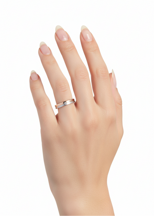 Aurielle Two-Tone-925 Sterling Silver