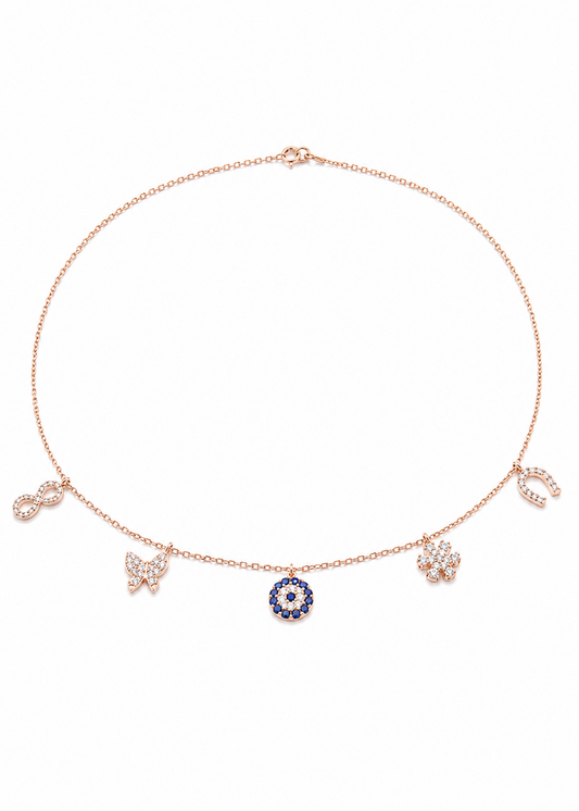 Sıngle eye charm-925 Sterlıng Sılver