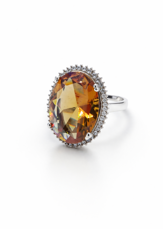 Amber Glow-925 Sterling Silver