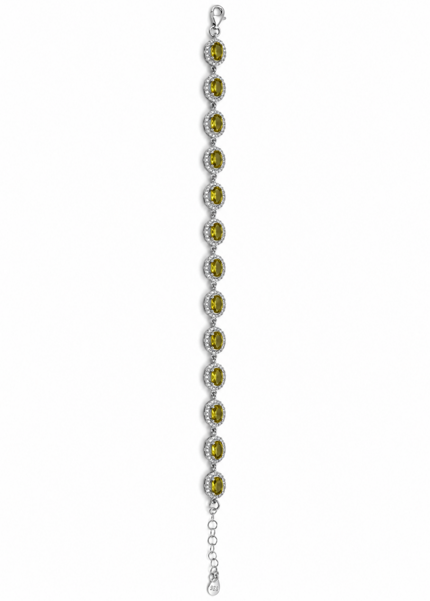 Halo Tennis-925 Sterling Silver