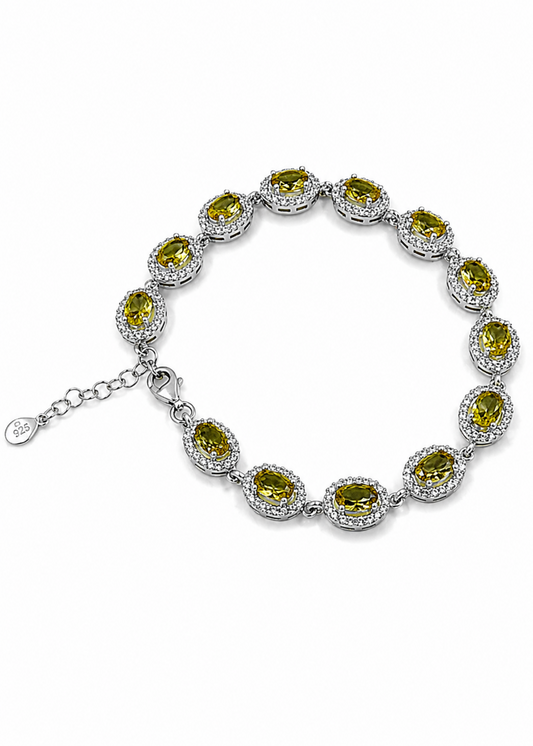 Halo Tennis-925 Sterling Silver