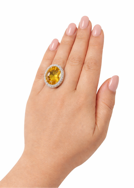 Golden Aura-925 Sterling Silver