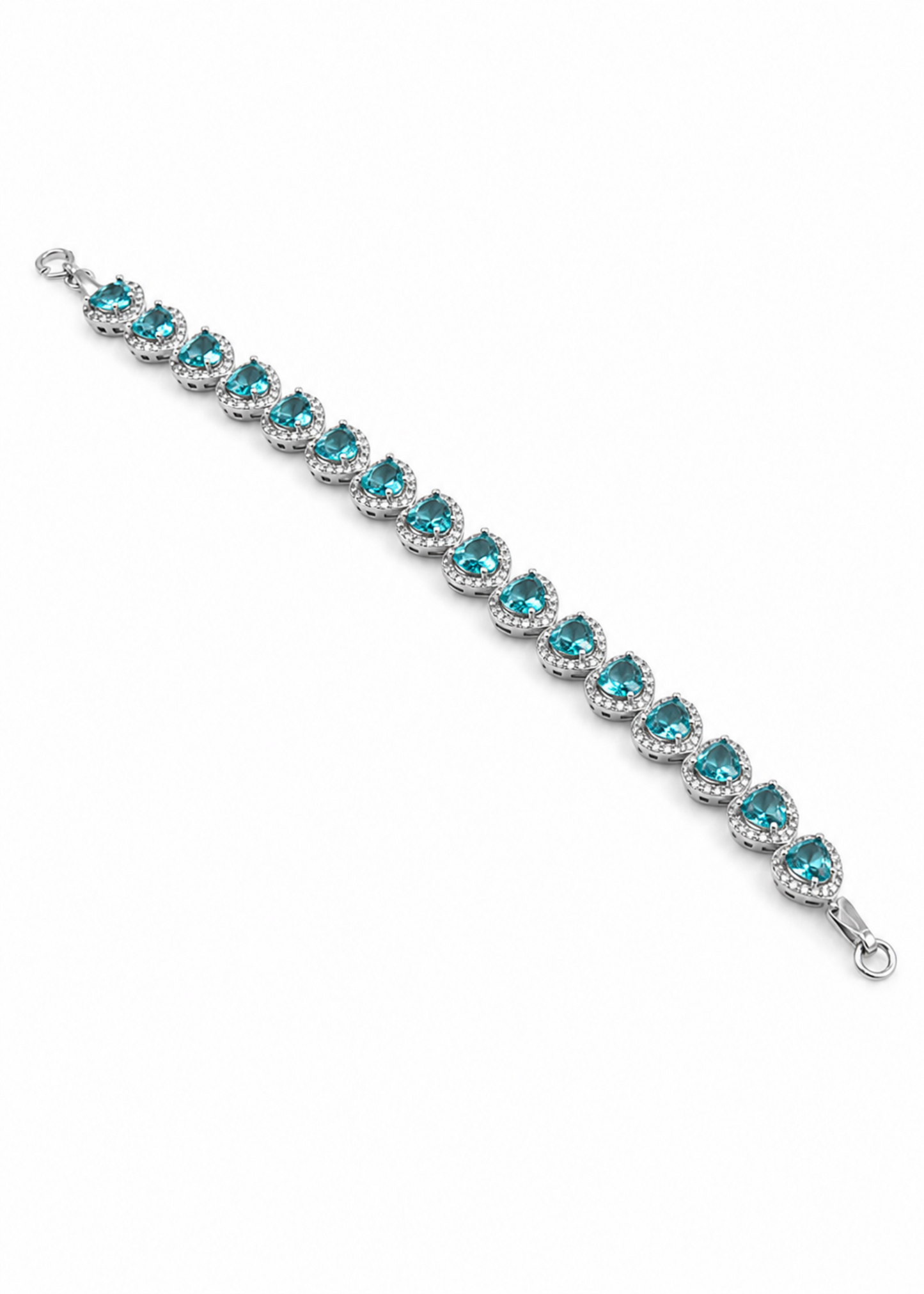 Paraiba Heart-925 Sterlıng Sılver