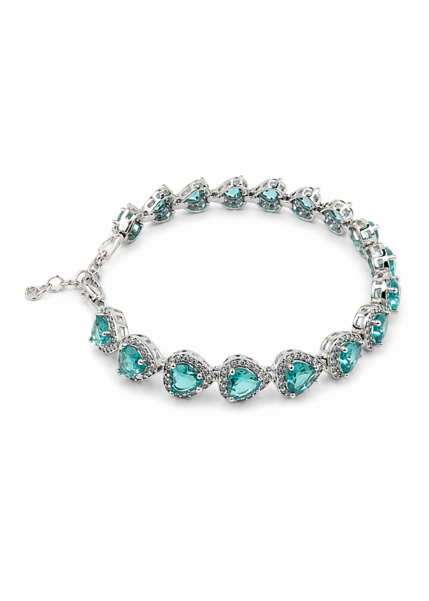 Paraiba Heart-925 Sterlıng Sılver