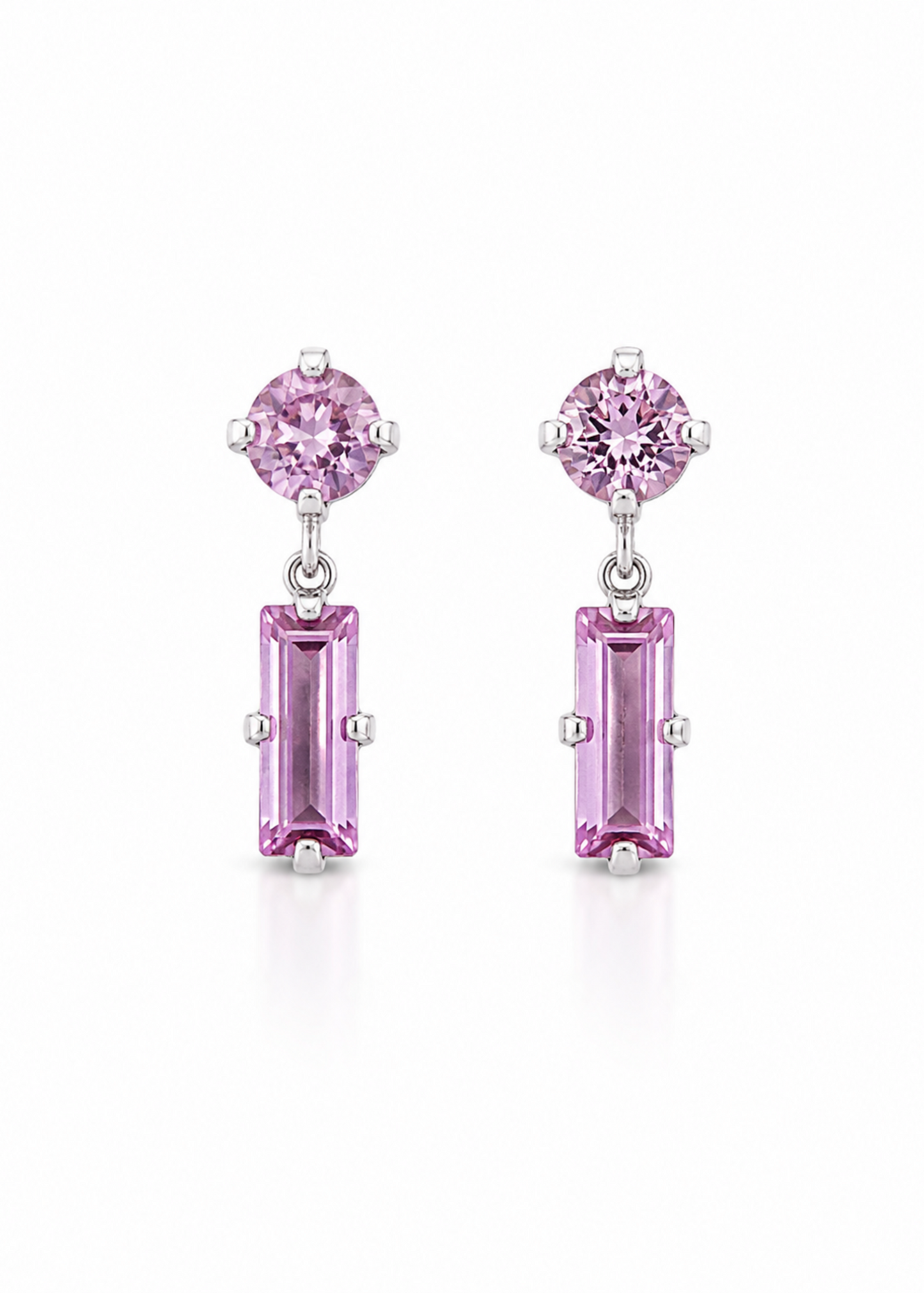 Pink Swarovski-925 Sterling Silver