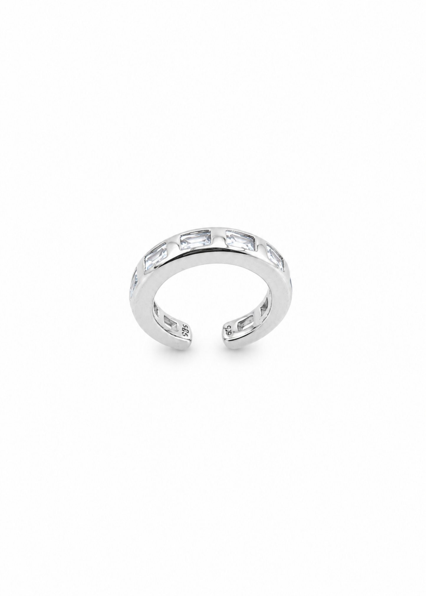 Geometric Baguette -925 Sterling Silver