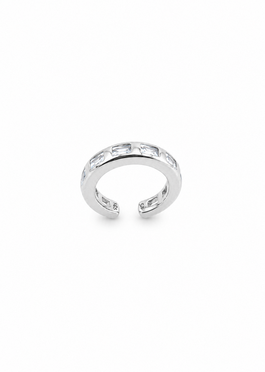 Geometric Baguette -925 Sterling Silver