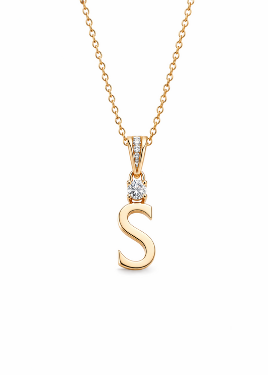 Glow Initial-925 Sterling Silver