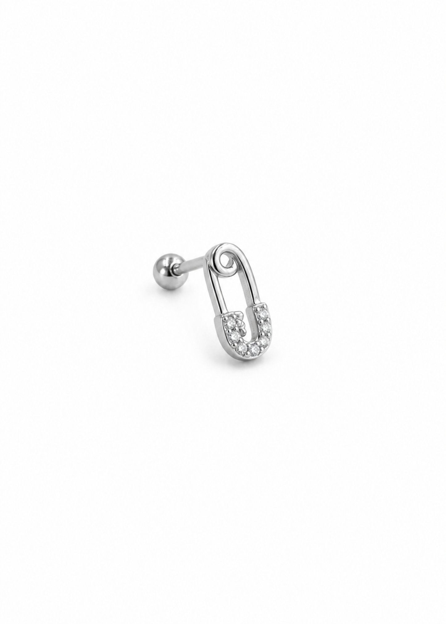 Crystal Pin-925 sterling silver