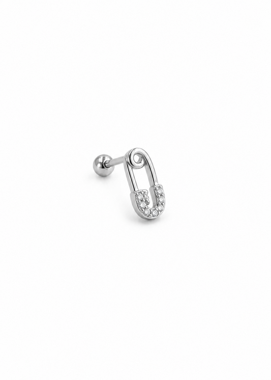 Crystal Pin-925 sterling silver