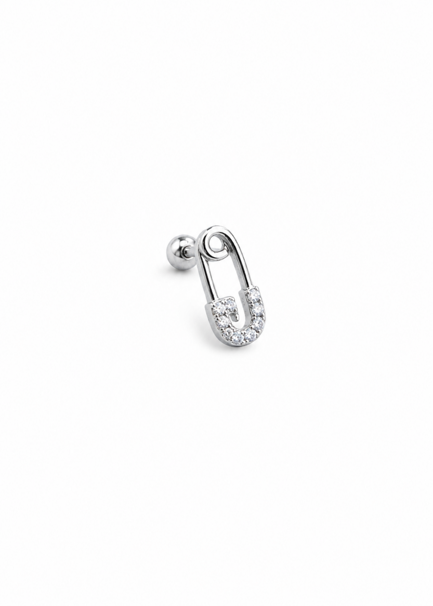 Crystal Pin-925 sterling silver