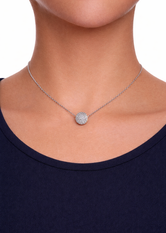 Frost Crystal Set-925 Sterling Silver