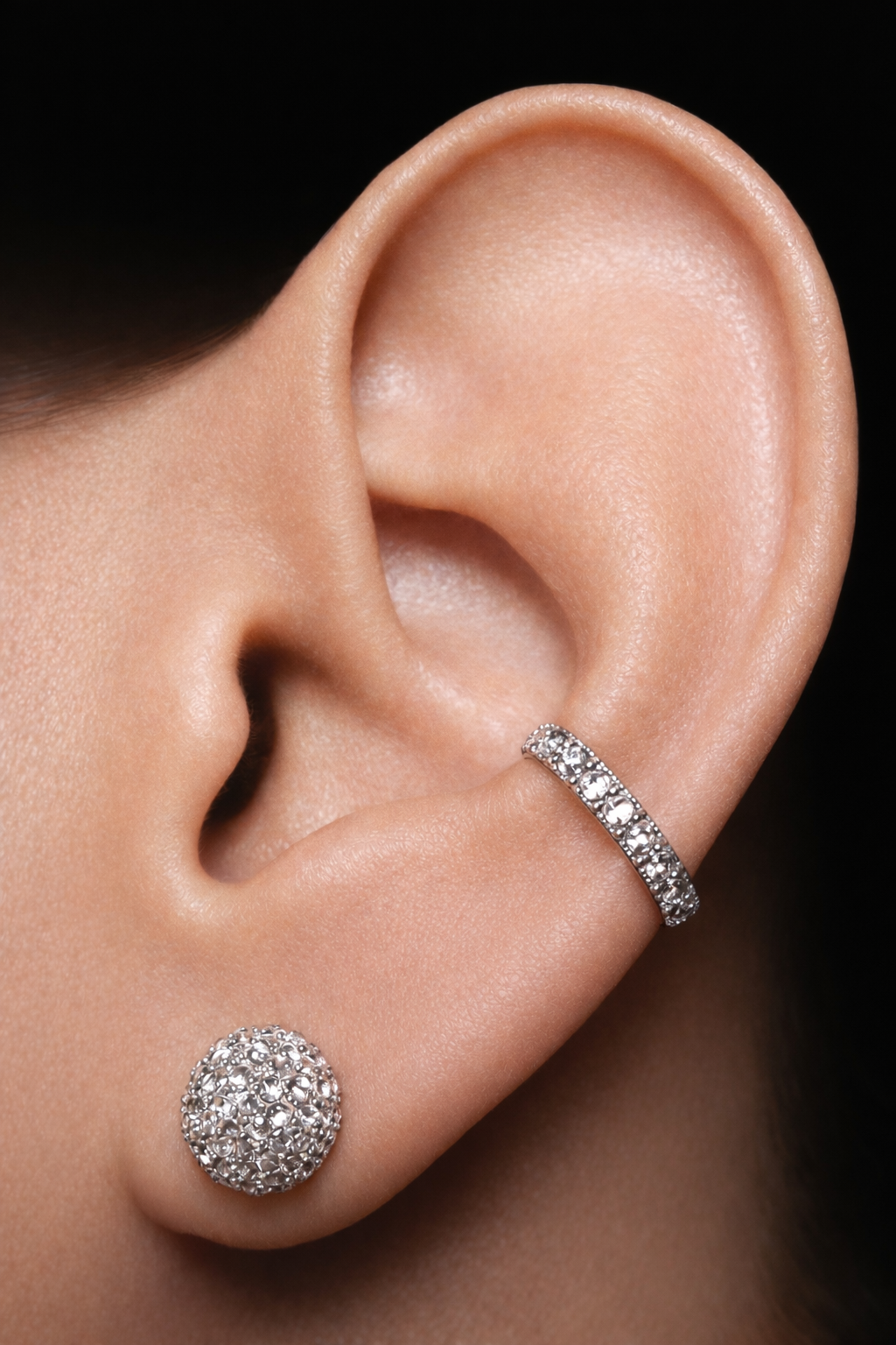 Frost Crystal Set-925 Sterling Silver