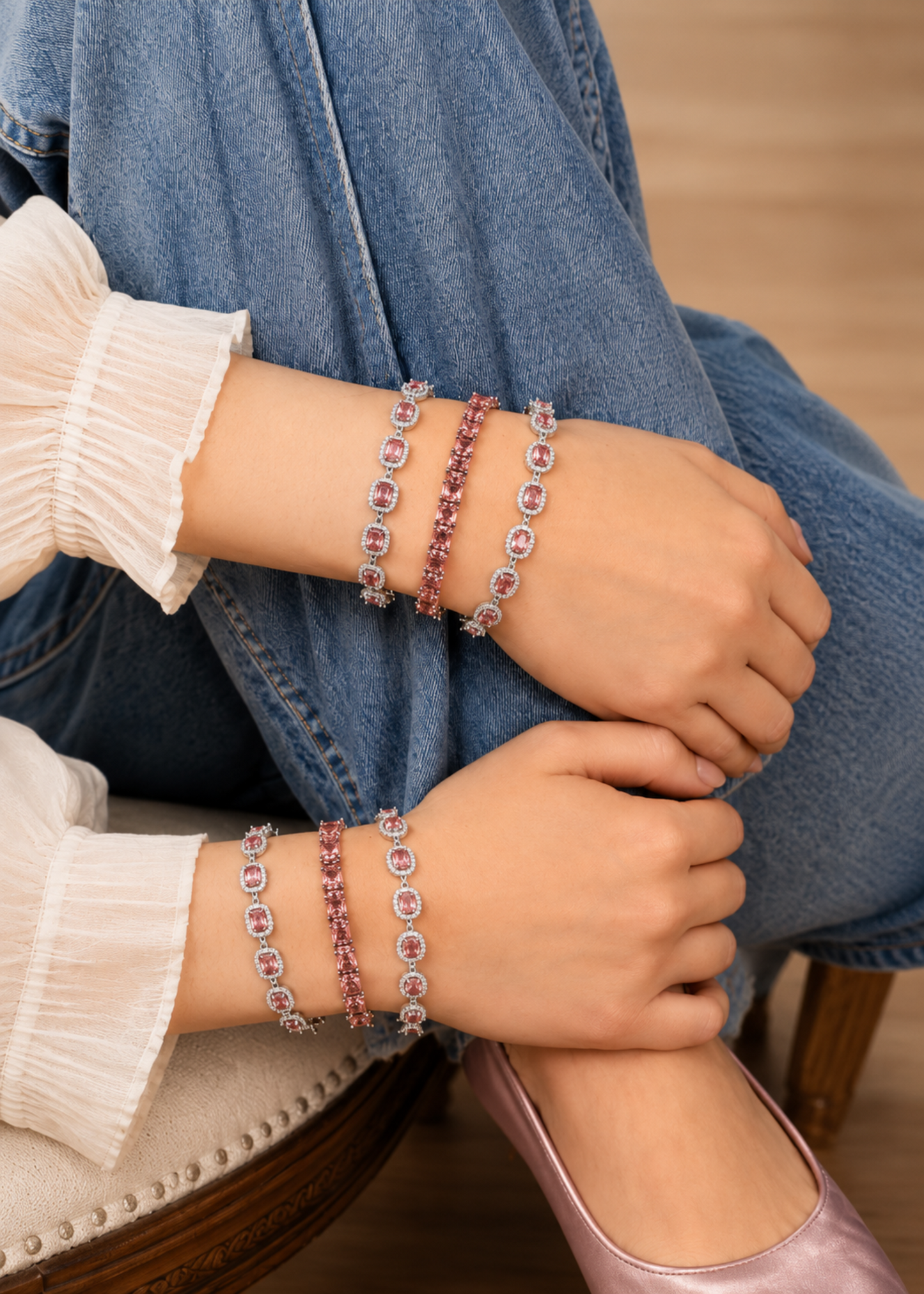 Sultanite Tennis-925 Sterling Silver