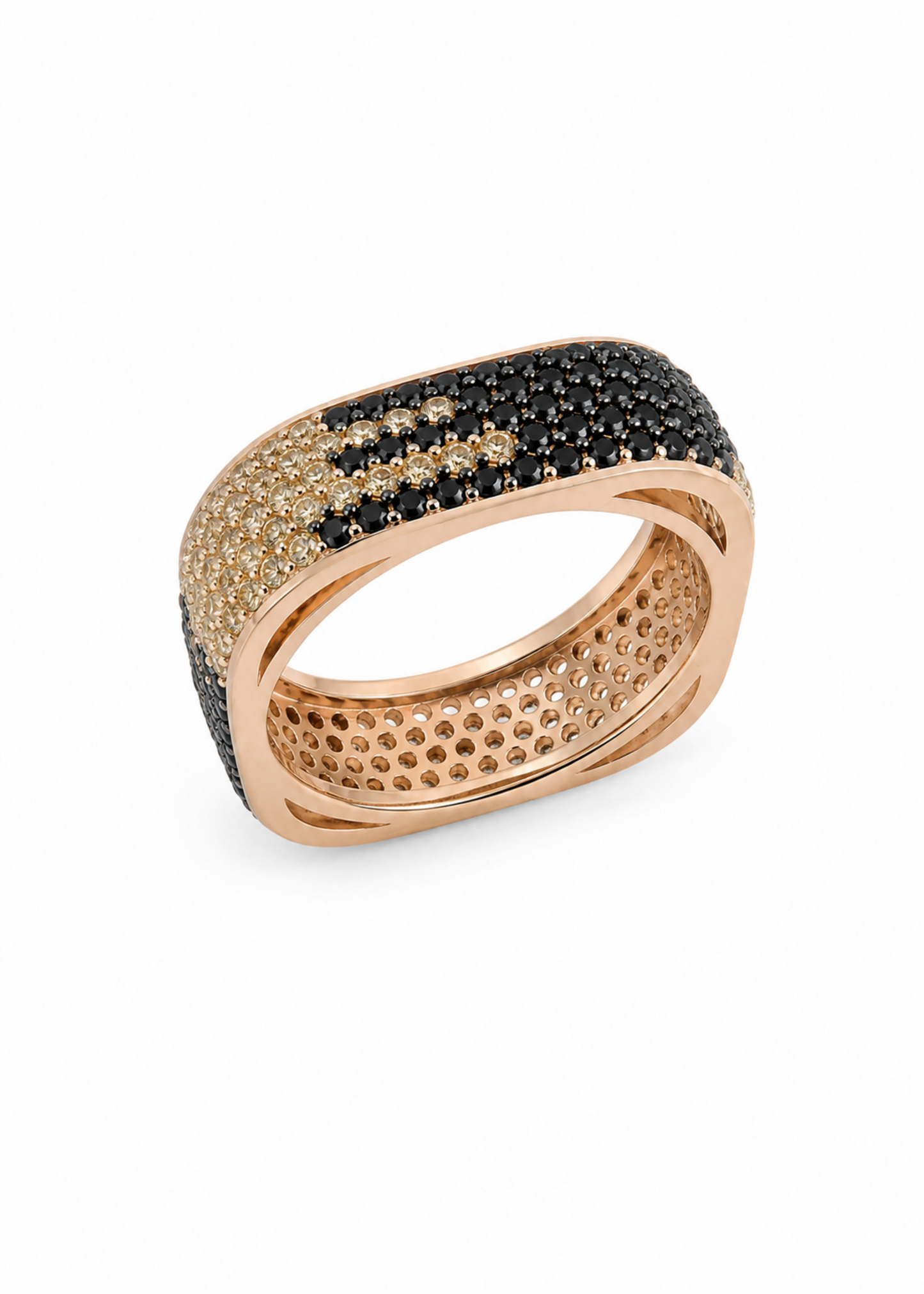 Noir Champagne-925 Sterling Silver