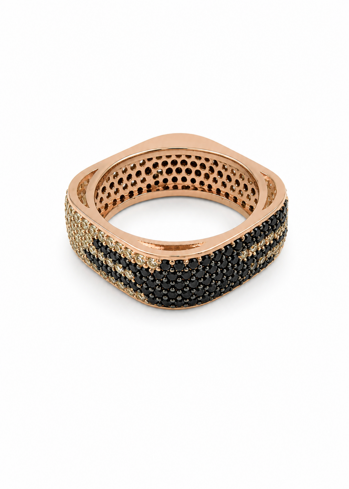 Noir Champagne-925 Sterling Silver