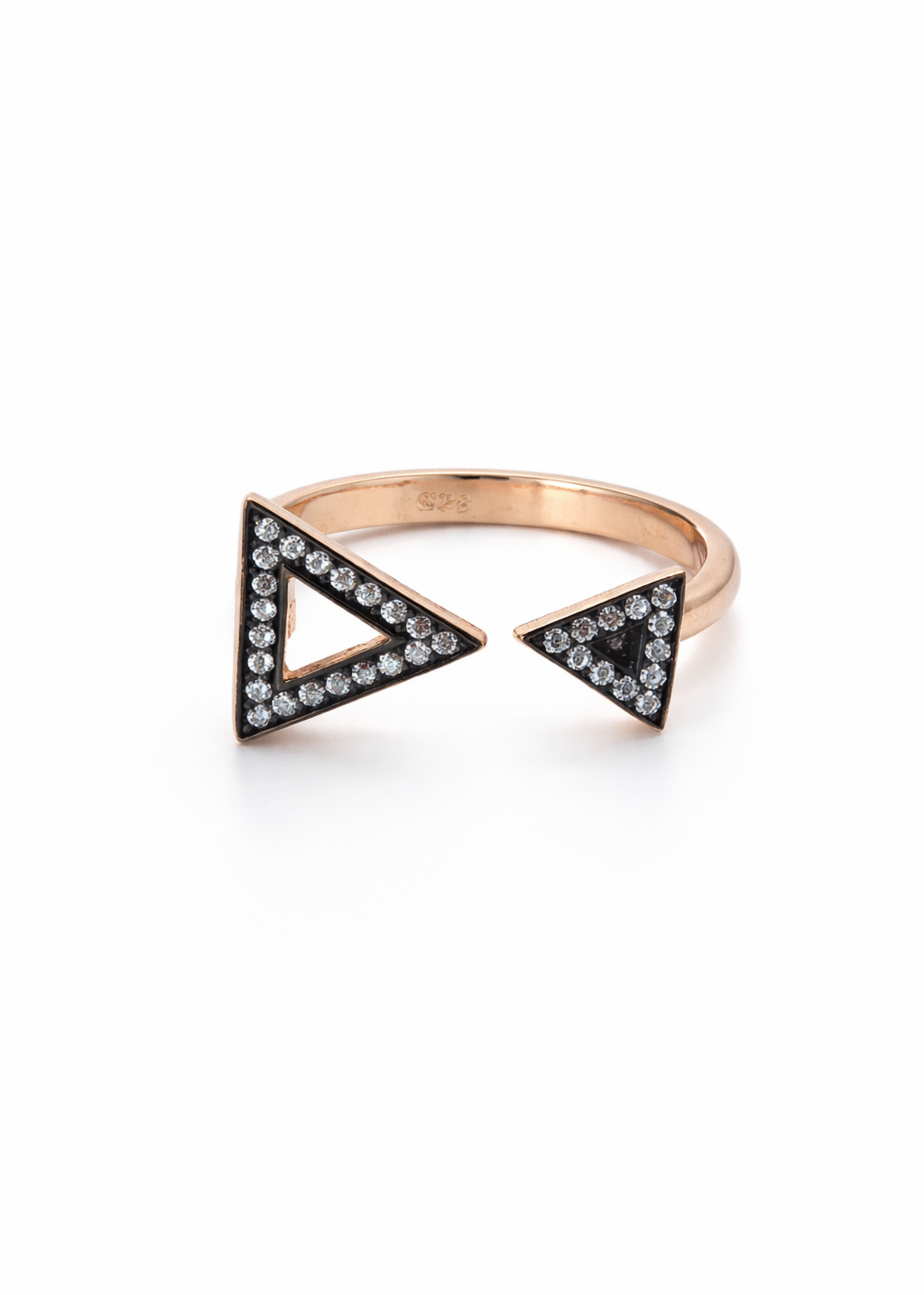 Geometric Triangle-925 Sterlıng Sılver