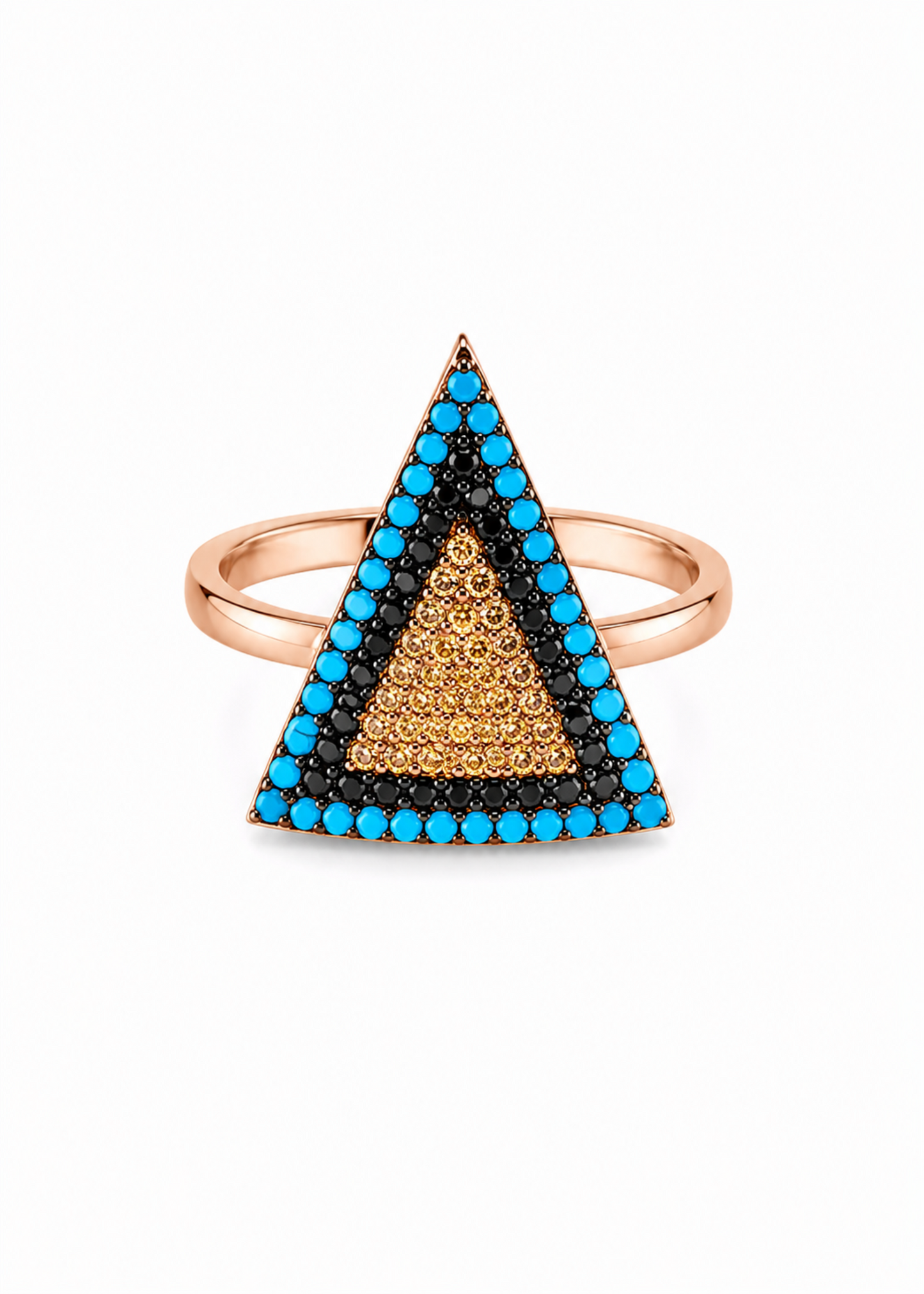 Triangle Ring-925 Sterling Silver