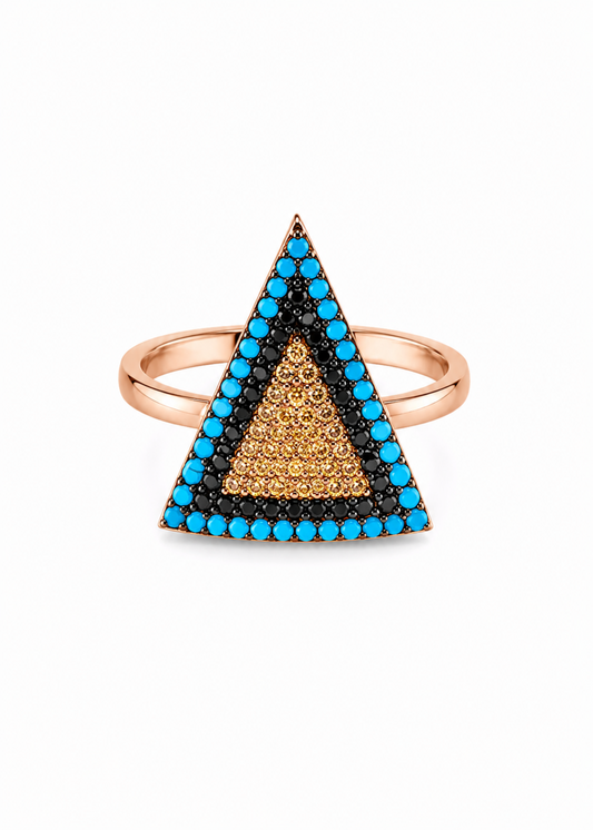 Triangle Ring-925 Sterling Silver