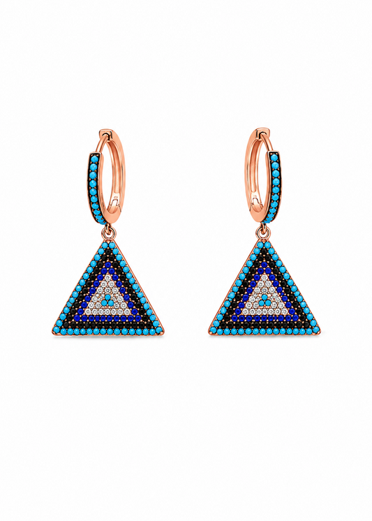Azure Triangle-925 Sterling Silver