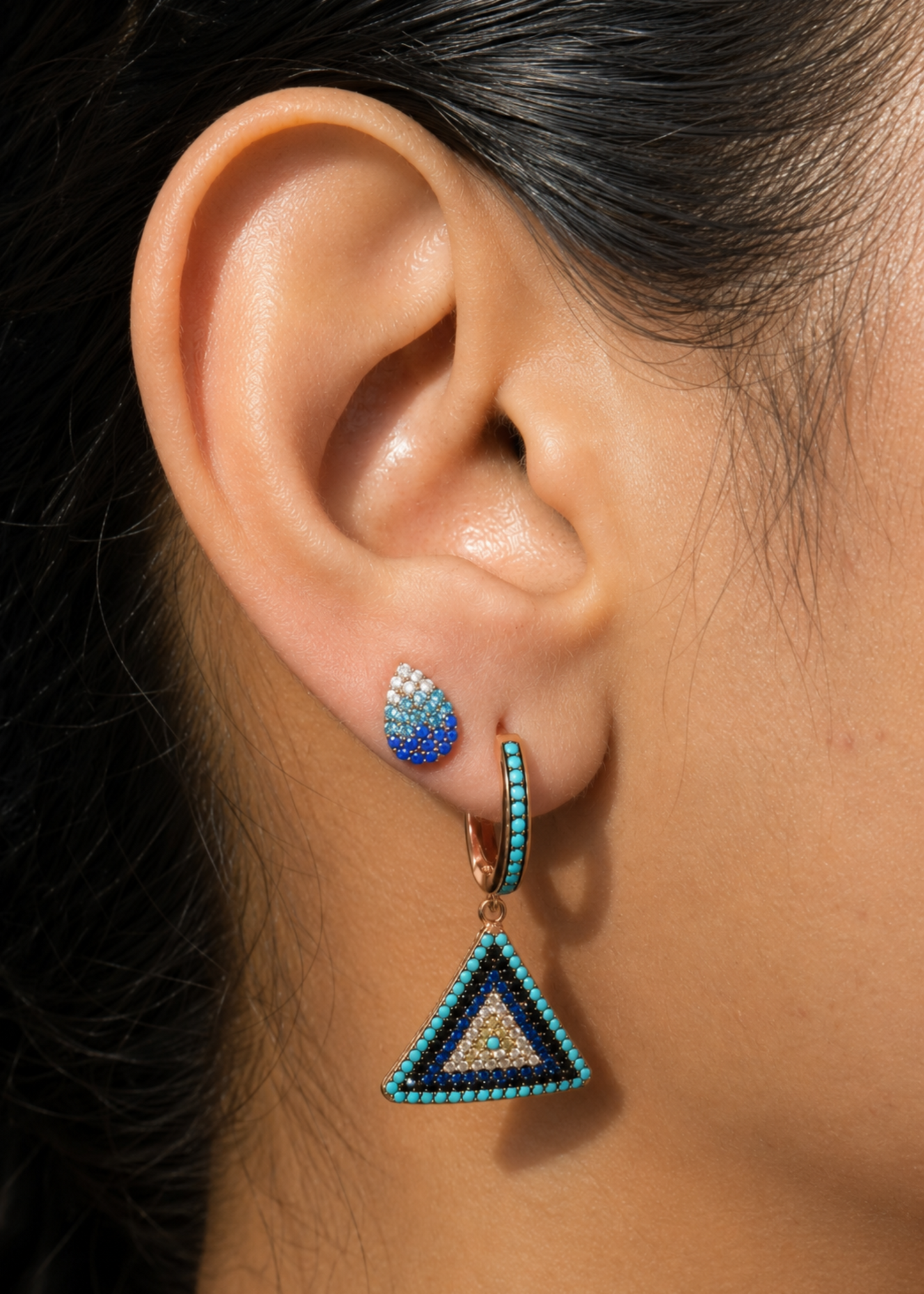 Azure Triangle-925 Sterling Silver