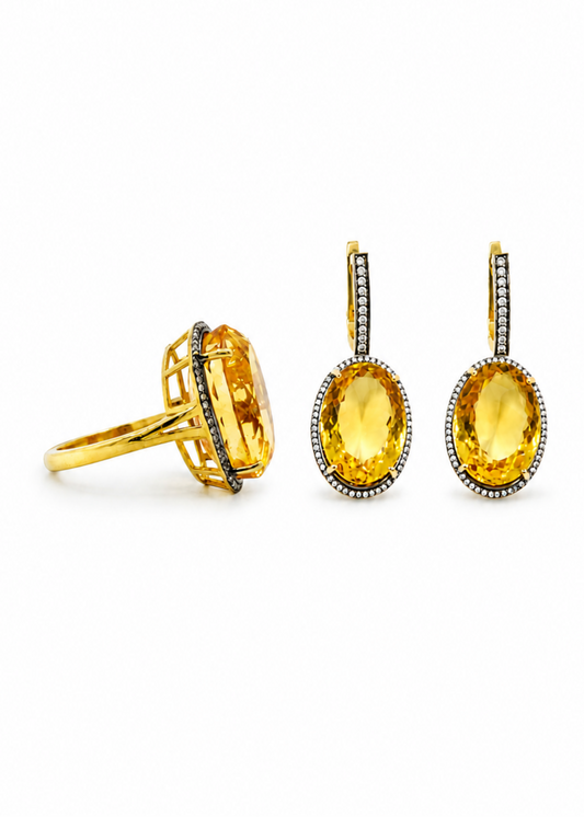 Aurelia Yellow Topaz-925 Sterling Silver